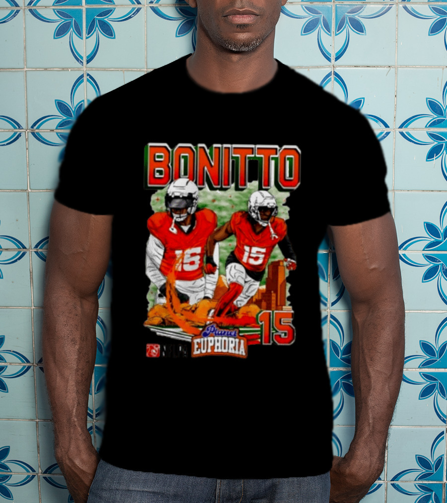 BONITTO 15 NFLPA Planet Euphoria Denver Skyline T-Shirt