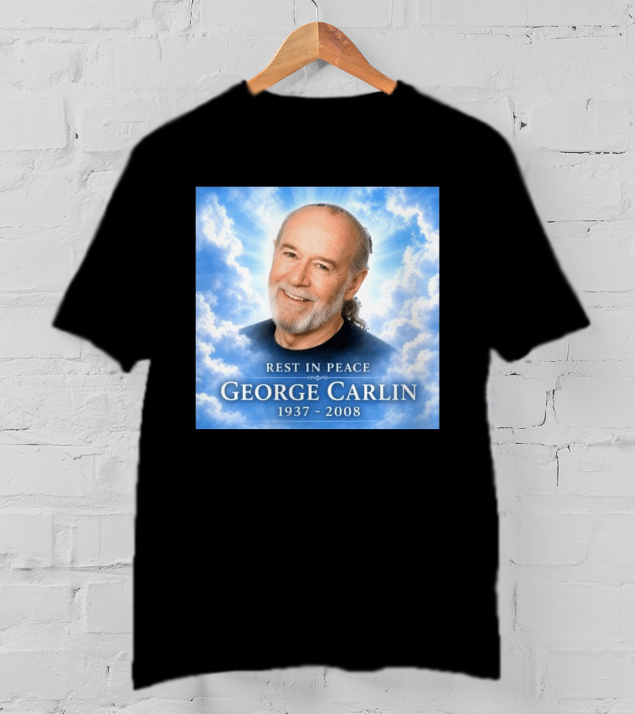Rest In Peace George Carlin 1937 2008 Memorial T-Shirt