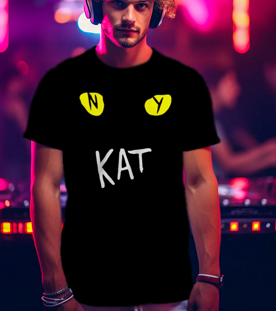 New York NY KAT Cat Eyes Karl Anthony Towns Knicks T-Shirt