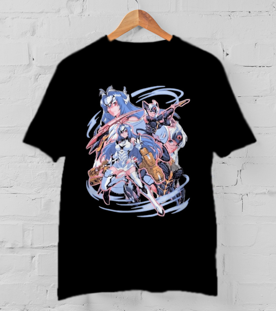 Xenosaga KOS MOS Anime Art Space Robots Heart T-Shirt