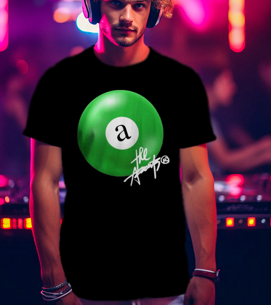 The Accents Collection Green Pool Ball Icon With Signature T-Shirt