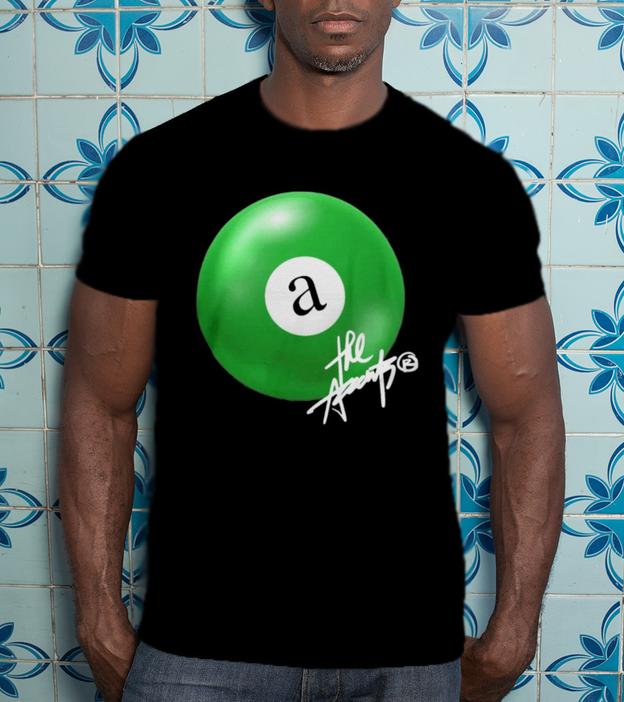The Accents Collection Green Pool Ball Icon With Signature T-Shirt