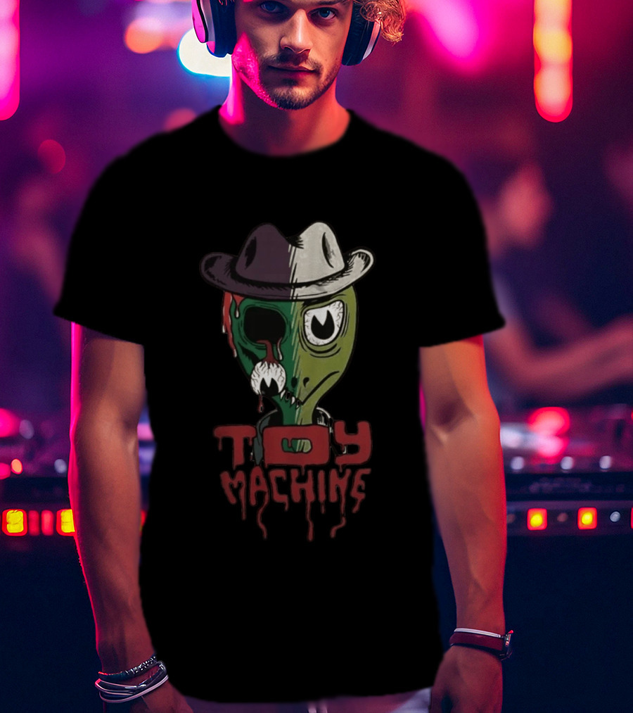 Toy Machine Half N' Half Zombie Alien Cowboy T-Shirt