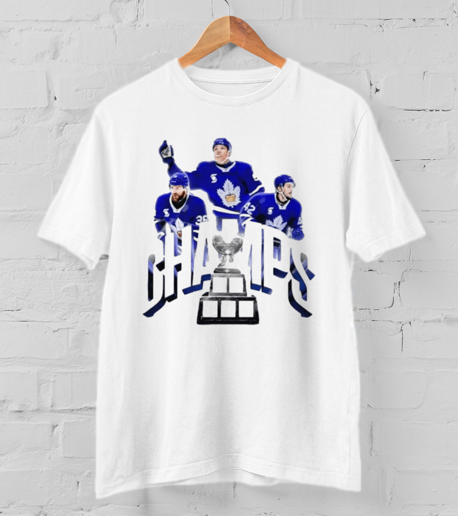 Toronto Marlies Champions Dakota Mermis Easton Cowan Landon Sim 2026 Calder Cup T-Shirt
