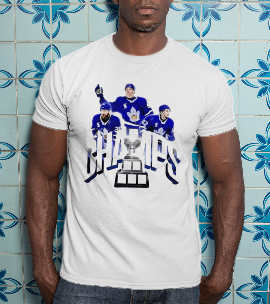 Toronto Marlies Champions Dakota Mermis Easton Cowan Landon Sim 2026 Calder Cup T-Shirt