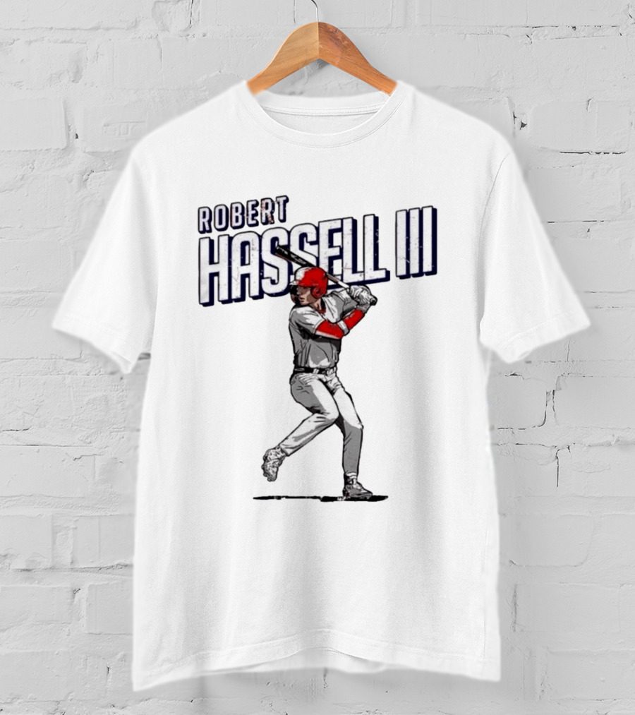 Robert Hassell III Baseball Player Washington Nationals T-Shirt