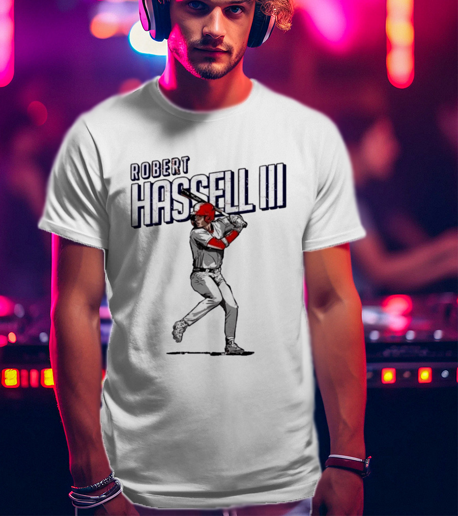 Robert Hassell III Baseball Player Washington Nationals T-Shirt