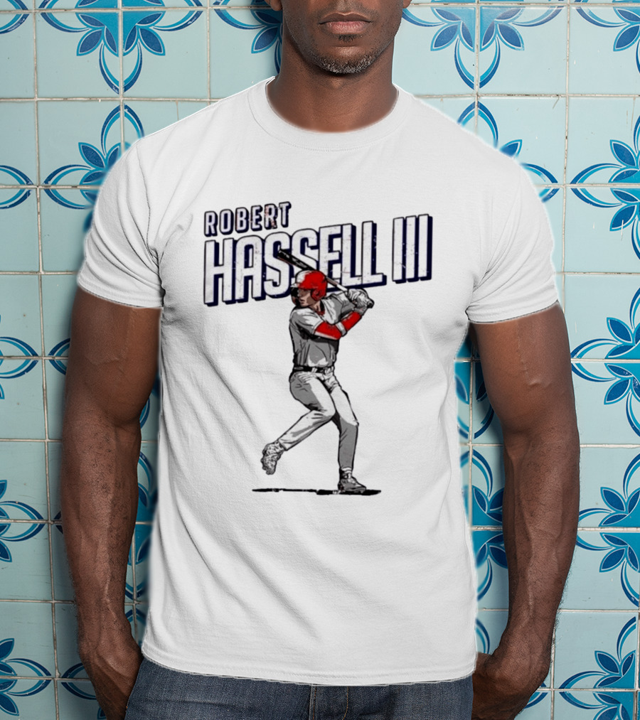 Robert Hassell III Baseball Player Washington Nationals T-Shirt
