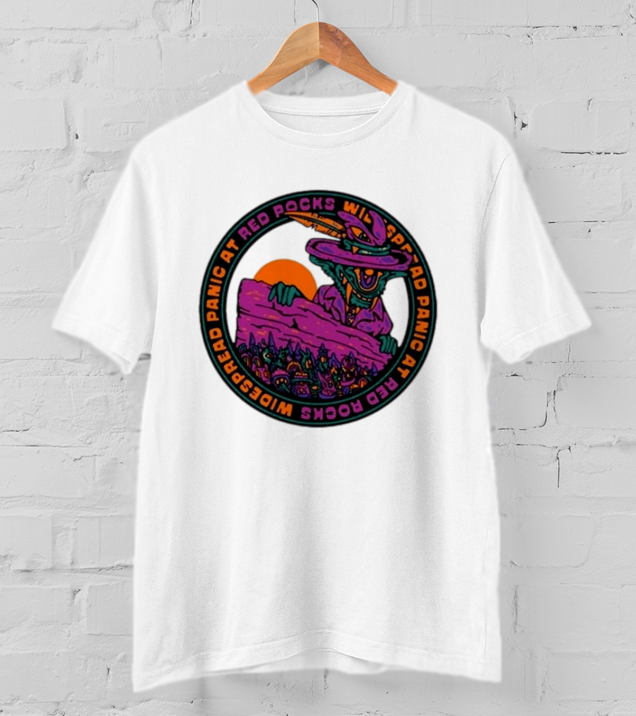 Widespread Panic At Red Rocks June 26 28 2026 Event Psychedelic Goblin T-Shirt