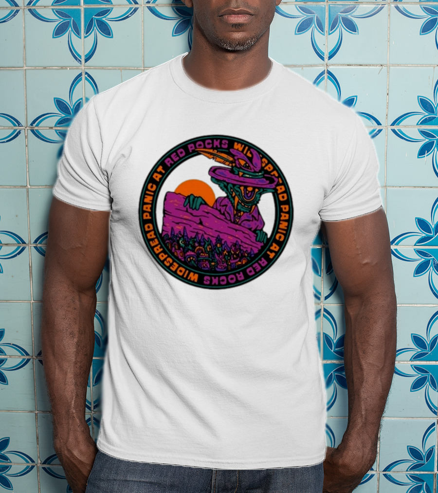 Widespread Panic At Red Rocks June 26 28 2026 Event Psychedelic Goblin T-Shirt
