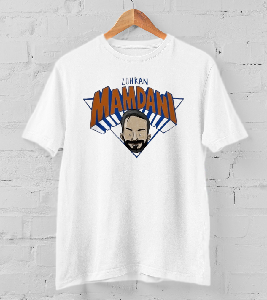 Zohran Mamdani MAMDANI Knicks Style Collab T-Shirt