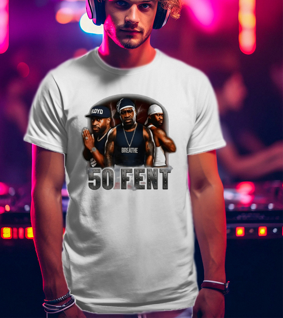 Original 50 Fent George Floyd Breathe 50 Cent T-Shirt
