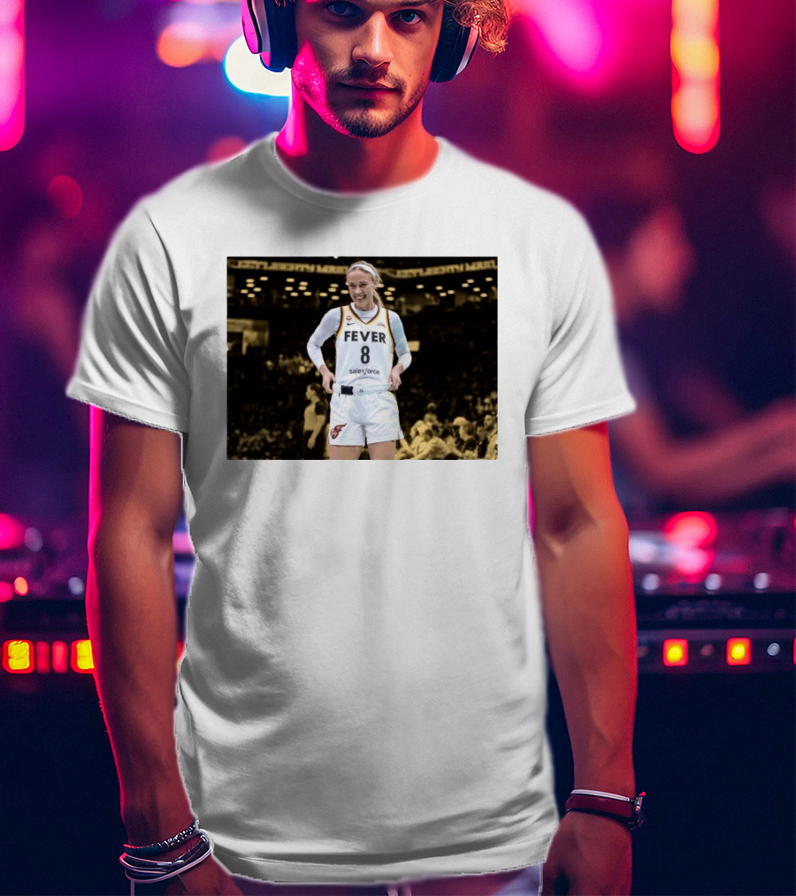 Indiana Fever Basketball Sophie's Favorite Knicks Player NBA Title Pursuit T-Shirt