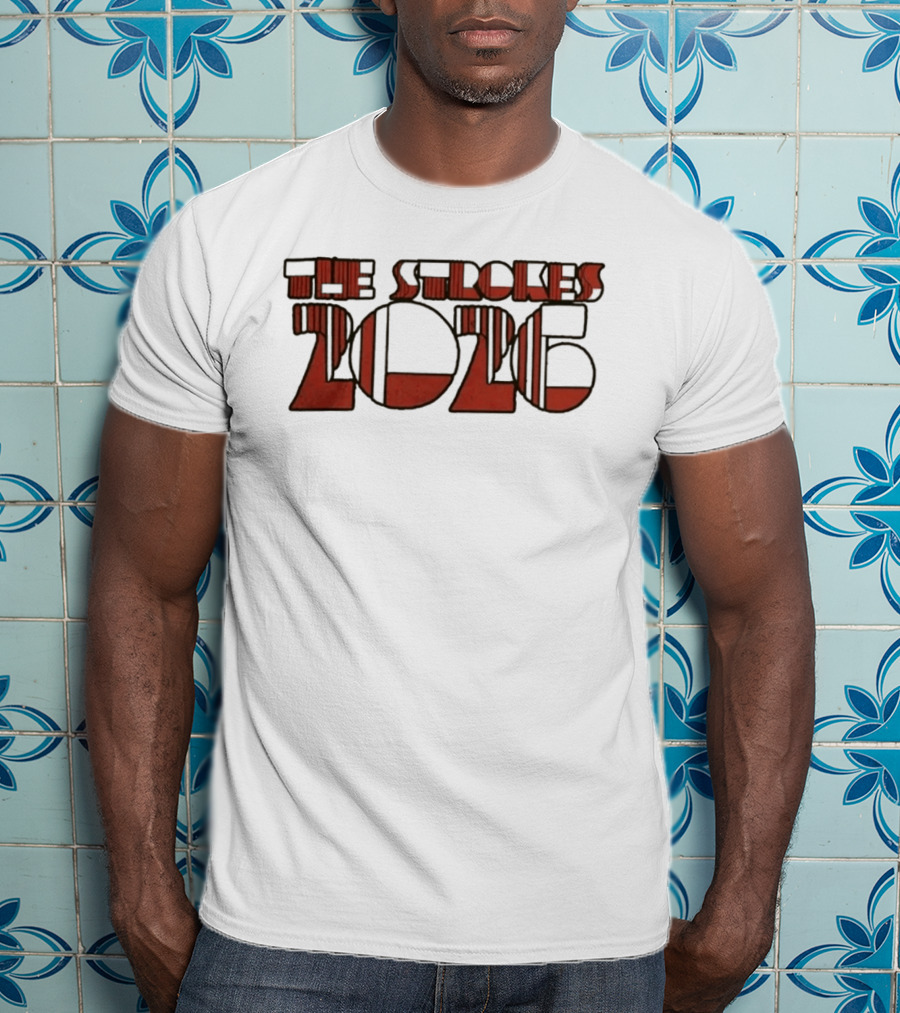 The Strokes 2026 Tour Vintage Red T-Shirt