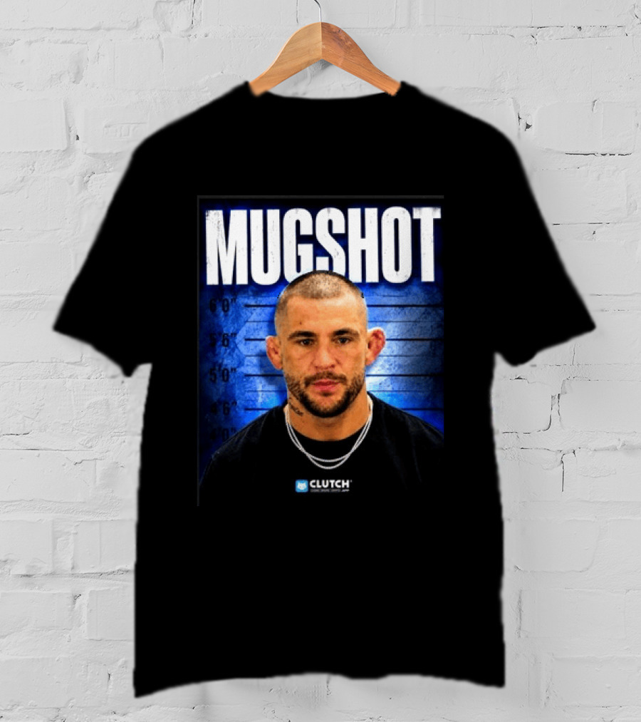 Dustin Poirier Pressure Makes Diamonds Shot Clutch Blue T-Shirt