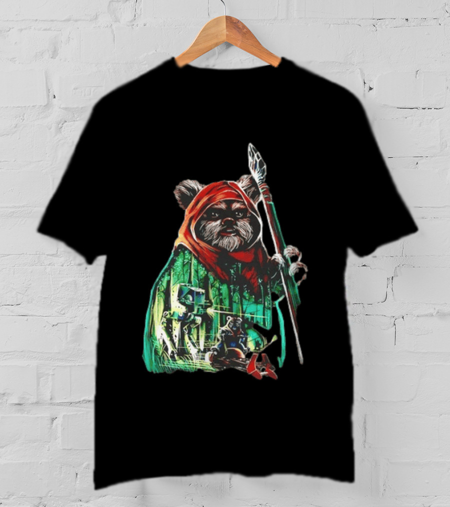 Wicket W Warrick Ewok Endor Defense Return Of The Jedi T-Shirt