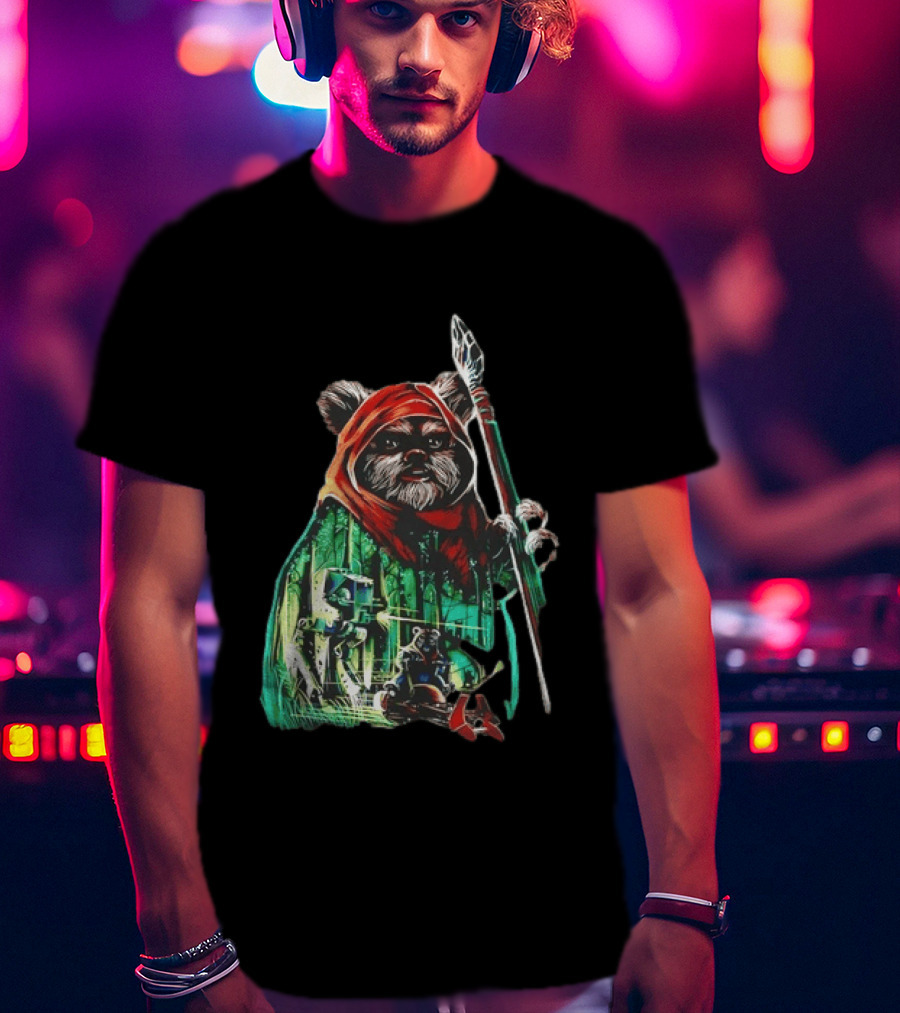 Wicket W Warrick Ewok Endor Defense Return Of The Jedi T-Shirt