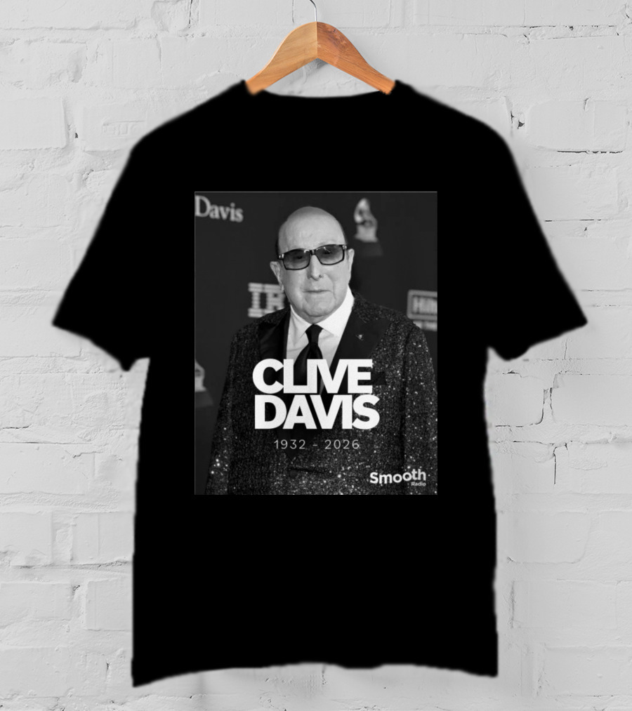 Clive Davis 1932 2026 Smooth Radio Grammy T-Shirt