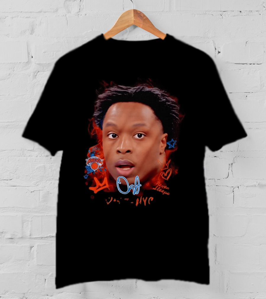 OG Anunoby Knicks Heart Star NYC NBA Never Sleeps T-Shirt