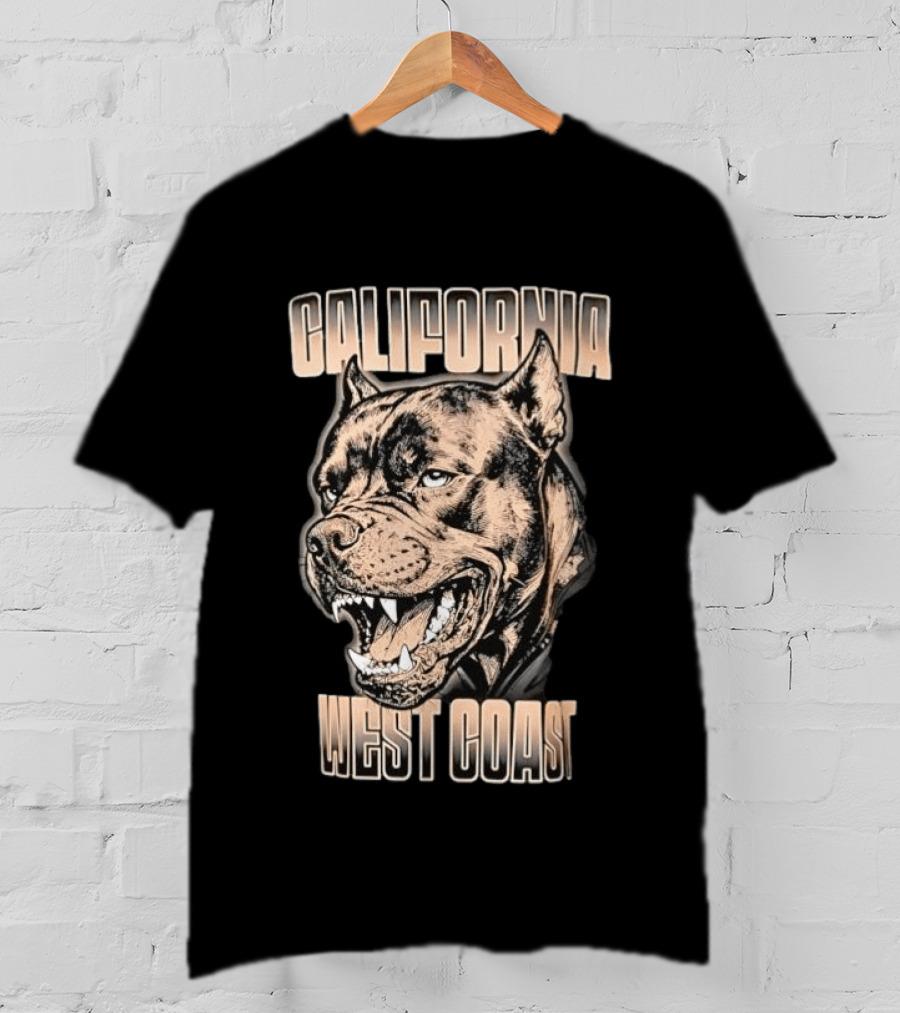 California West Coast Pit Bull T-Shirt
