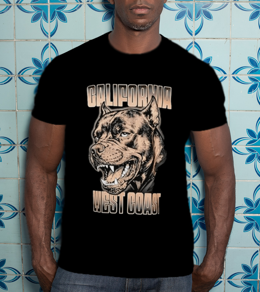 California West Coast Pit Bull T-Shirt