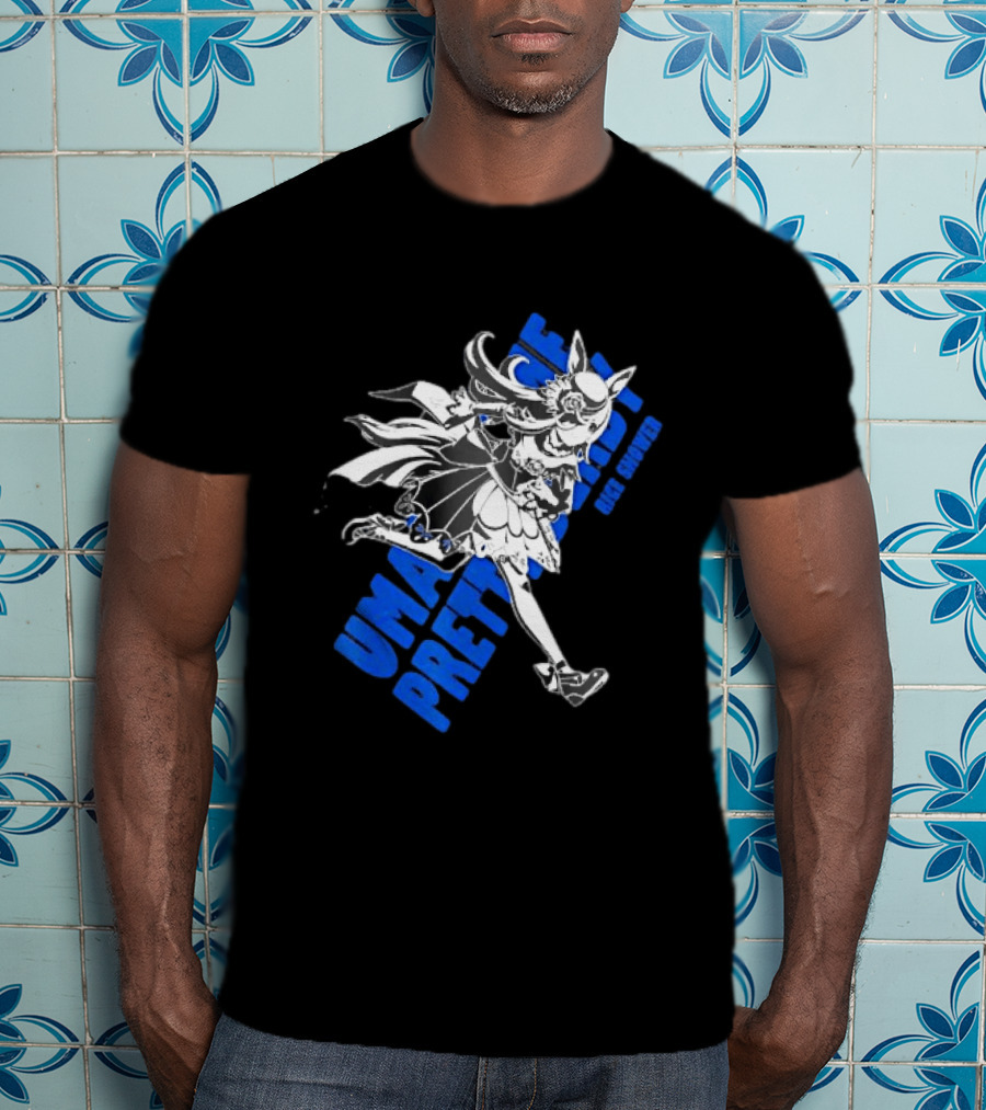 Umamusume Pretty Derby Rice Shower Character Run T-Shirt