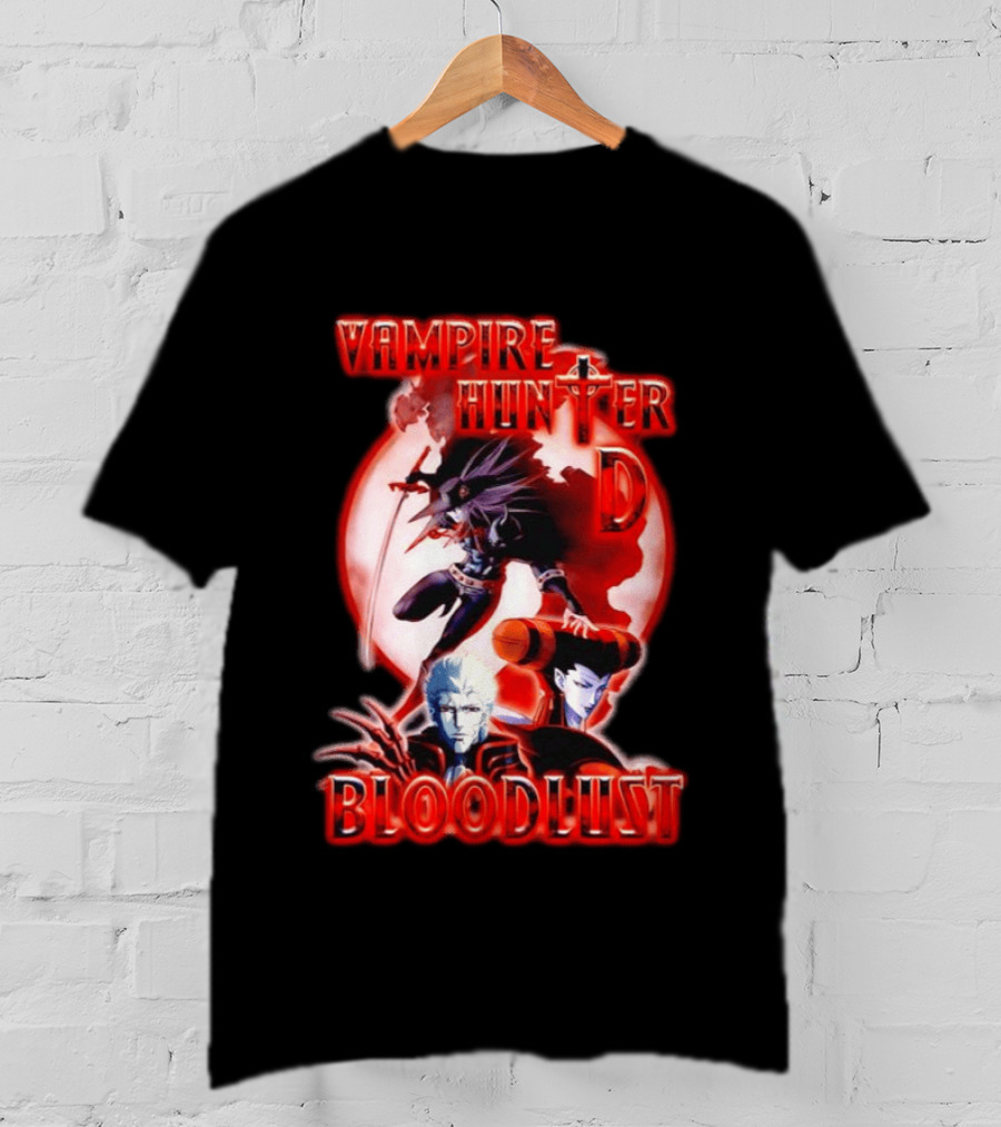 Vampire Hunter D Bloodlust Anime Dark Fantasy Adventure Characters T-Shirt