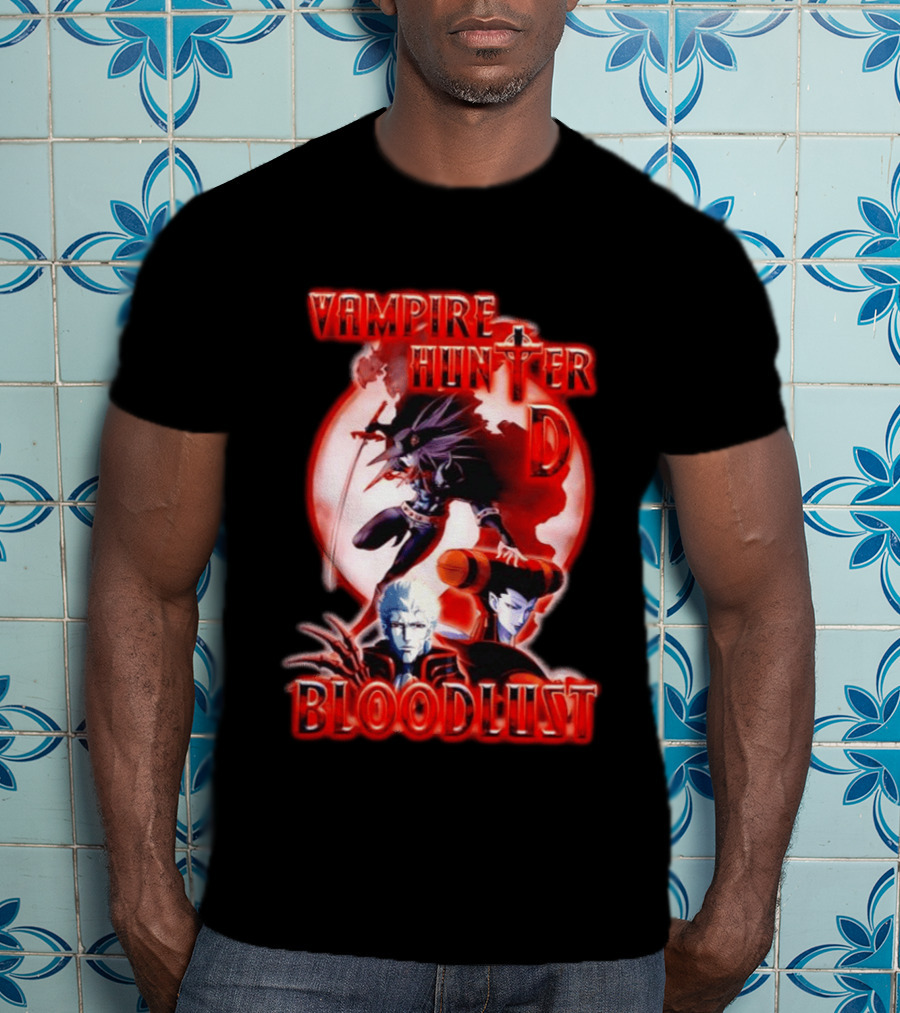 Vampire Hunter D Bloodlust Anime Dark Fantasy Adventure Characters T-Shirt
