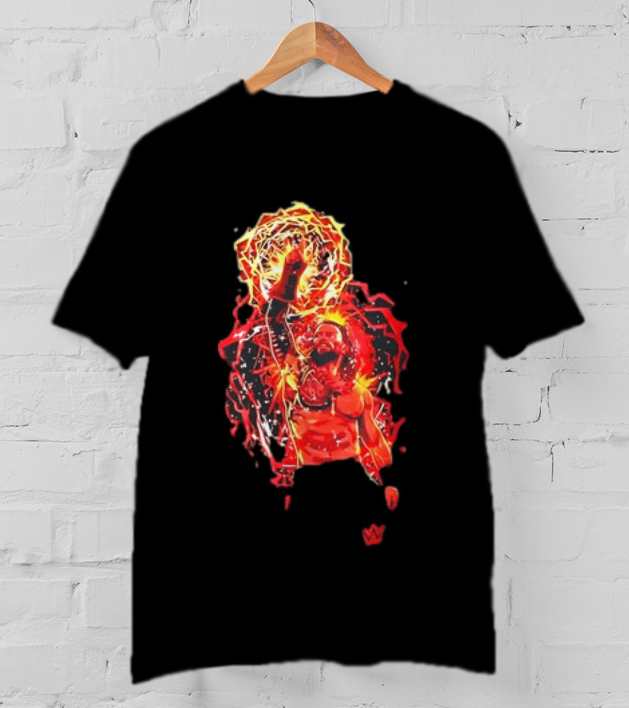 Roman Reigns Tribal Chief Fist Lightning WWE Power T-Shirt