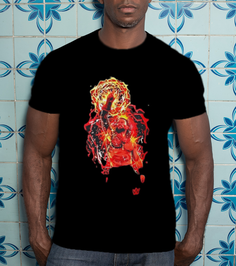 Roman Reigns Tribal Chief Fist Lightning WWE Power T-Shirt