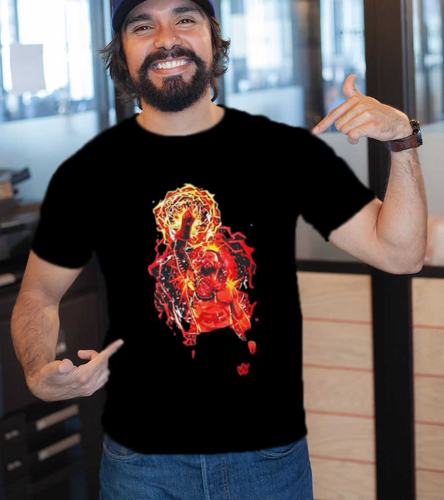 Roman Reigns Tribal Chief Fist Lightning WWE Power T-Shirt