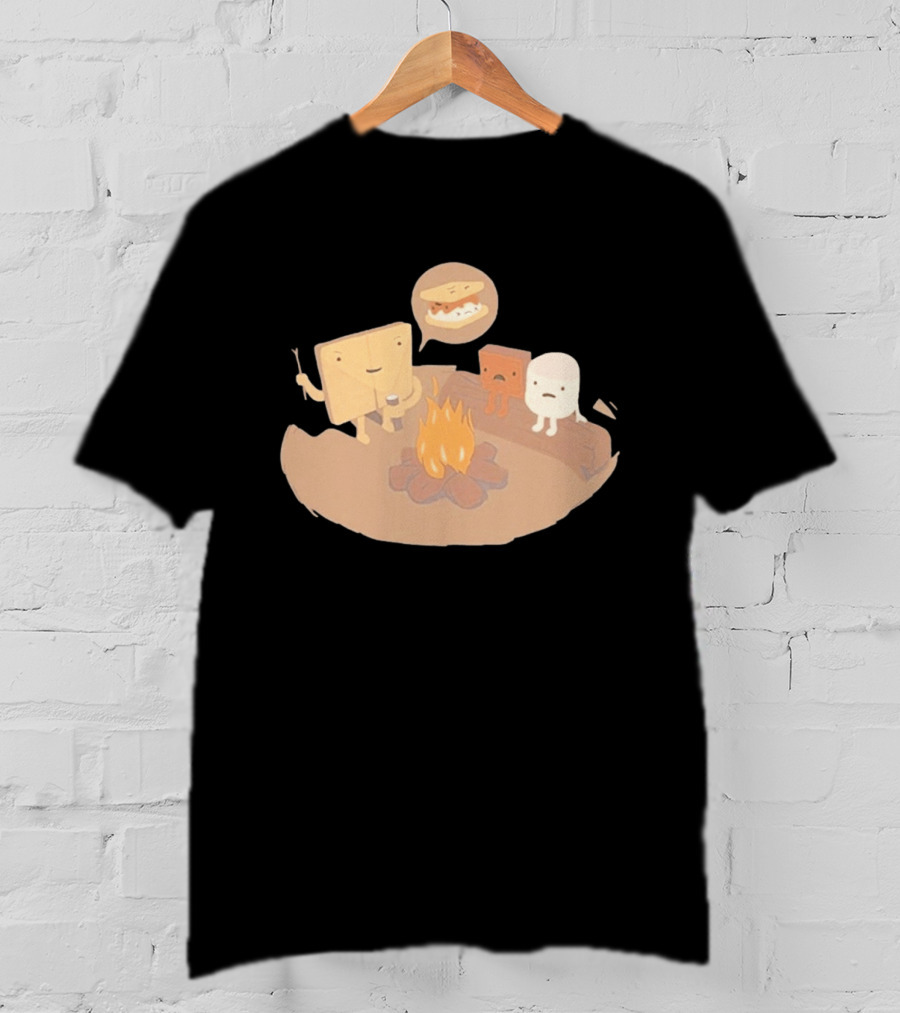 S'mores Characters Camping Fun Leo Dooley Lab Rats T-Shirt