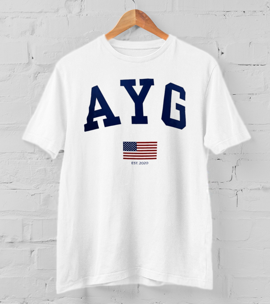 AYG American Flag EST 2020 4th Of July T-Shirt
