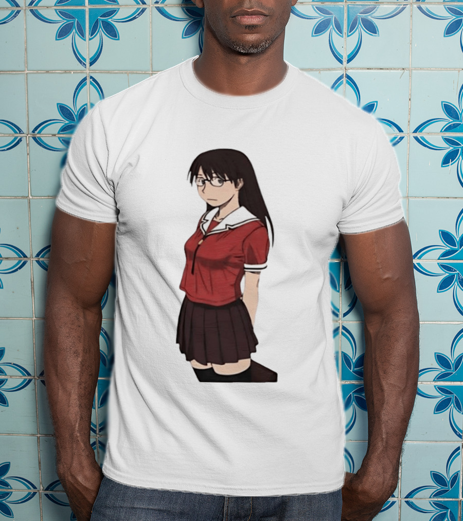 Azumanga Daioh Anime Yomi Character Red Outfit T-Shirt