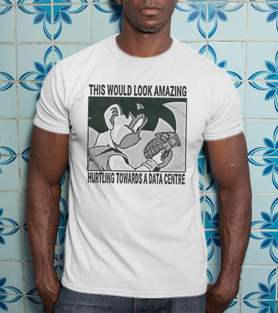 Son Goku Grenade This Would Look Amazing Hurtling Towards A Data Centre T-Shirt