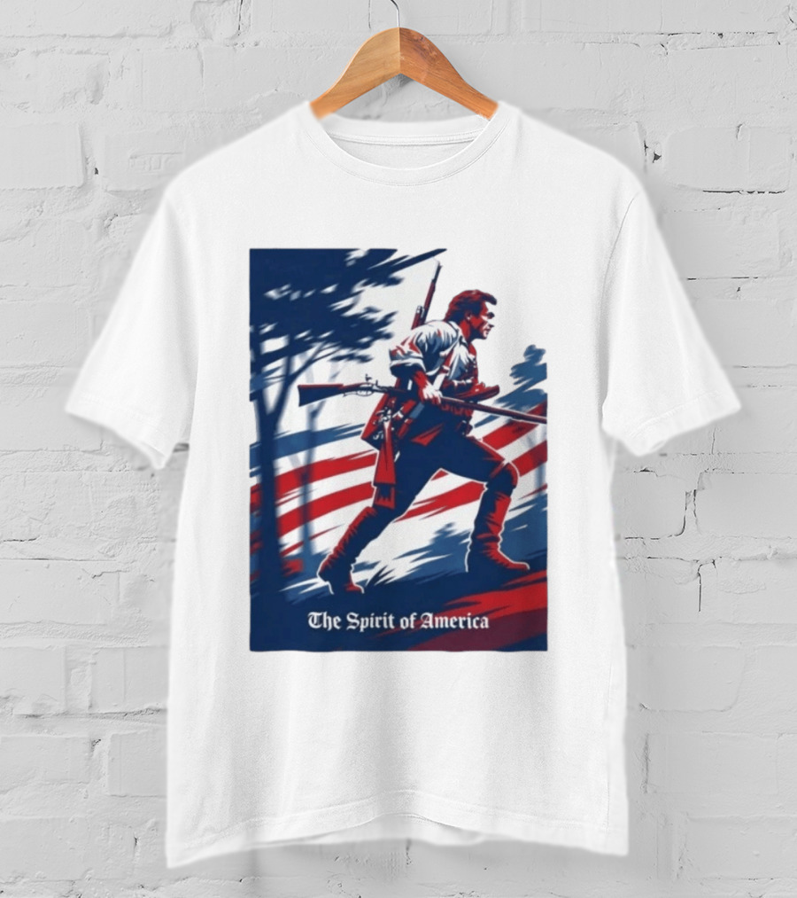 The Spirit Of America Benjamin Martin The Patriot Revolutionary T-Shirt