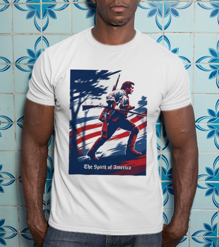 The Spirit Of America Benjamin Martin The Patriot Revolutionary T-Shirt