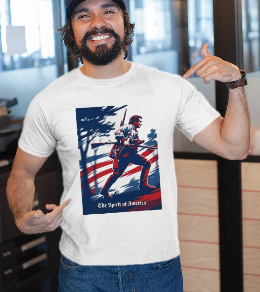 The Spirit Of America Benjamin Martin The Patriot Revolutionary T-Shirt