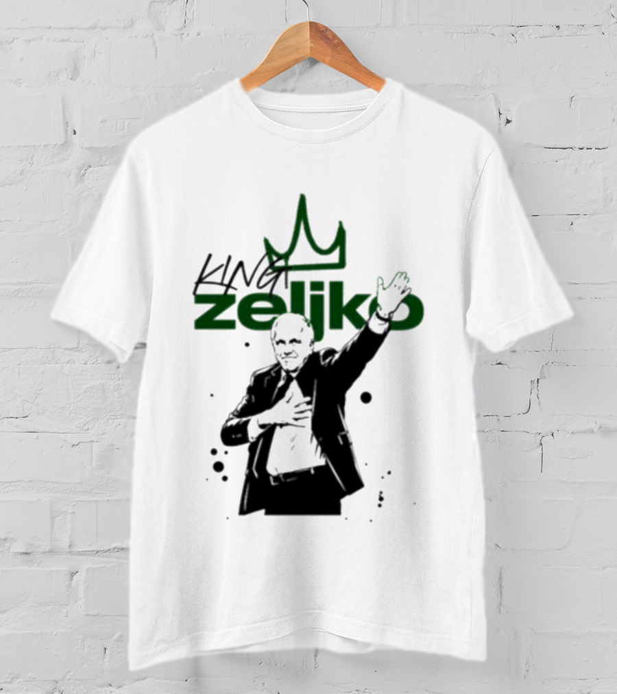 King Zeliko Regal Gesture With Crown T-Shirt