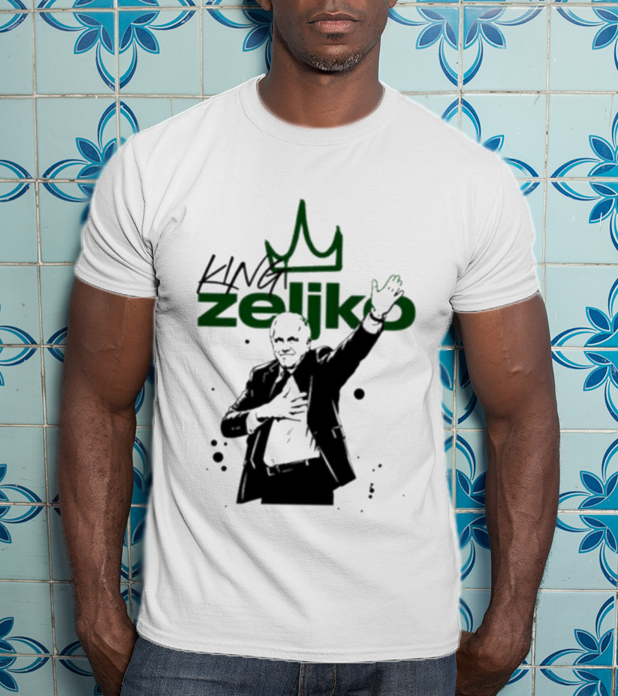 King Zeliko Regal Gesture With Crown T-Shirt
