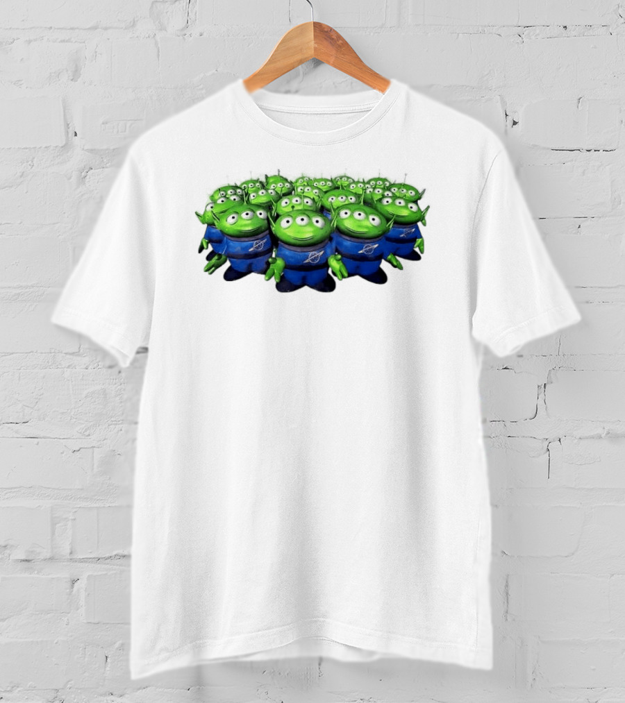 Little Green Men Aliens Toy Story Pixar Animation Characters T-Shirt