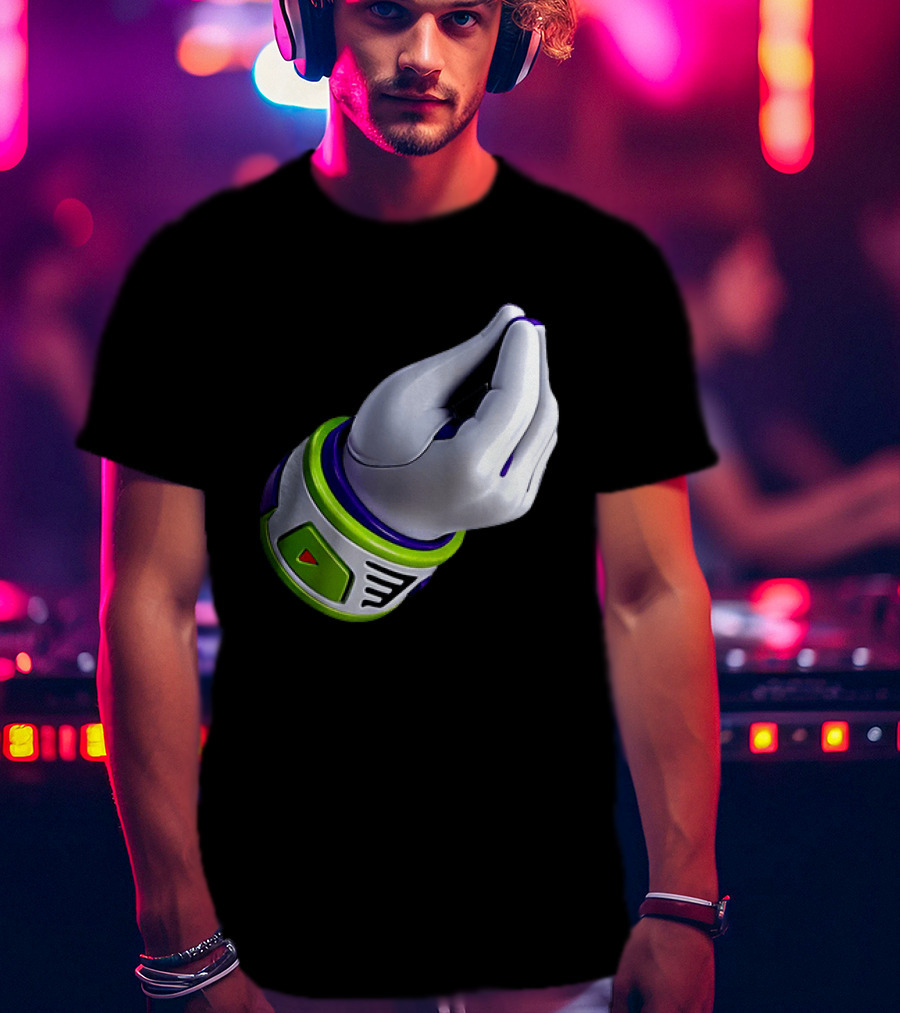 Buzz Lightyear Toy Story Ma Che Vuoi Hand Gesture T-Shirt