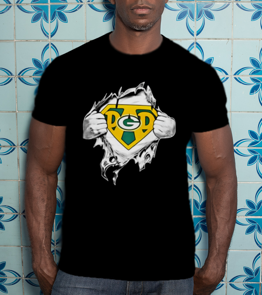 Green Bay Packers Super Dad PGD Father's Day T-Shirt