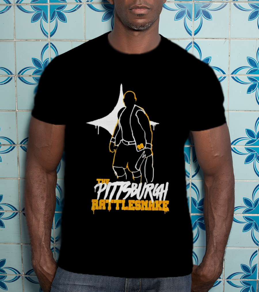 Steve Austin Pittsburgh Steelers The Pittsburgh Rattlesnake 98 T-Shirt