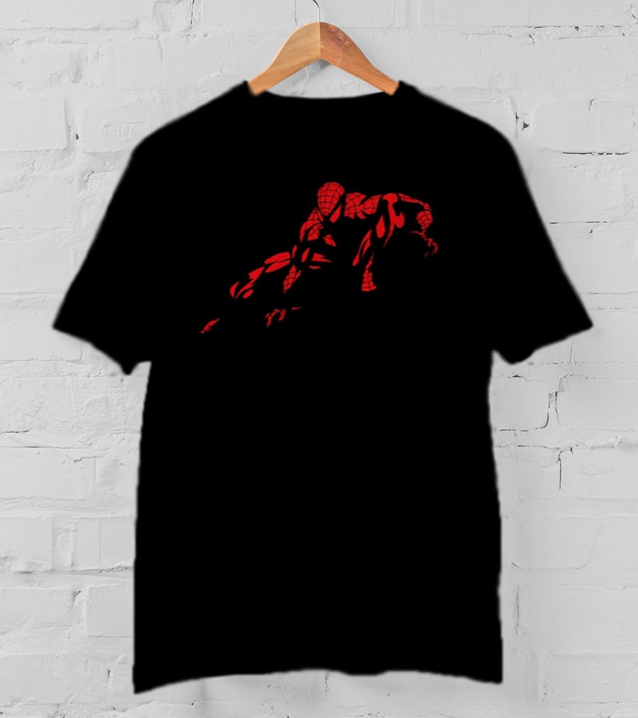 Zendaya Spider Man Red Paint Abstract T-Shirt