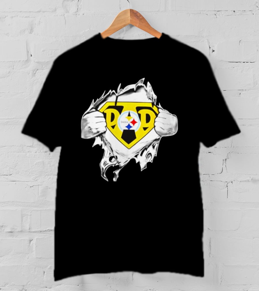 Pittsburgh Steelers Super Dad Father's Day Fan T-Shirt