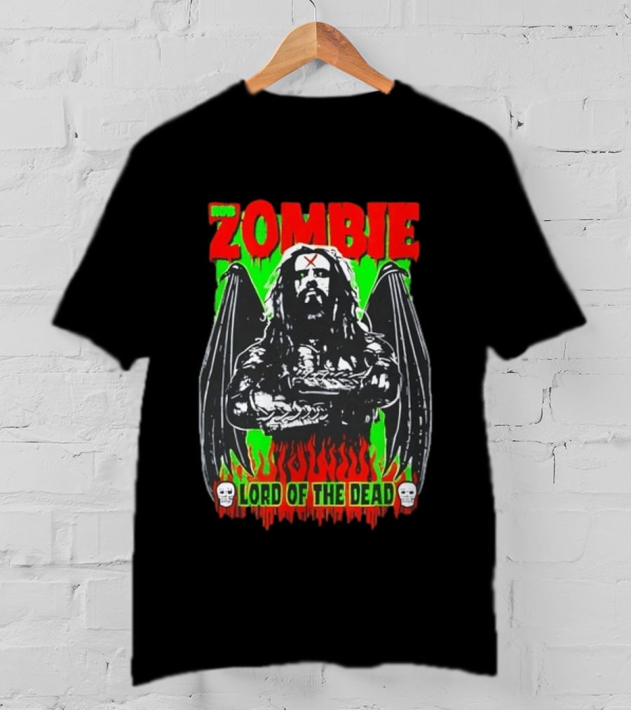 Rob Zombie Lord Of The Dead Halloween Wings T-Shirt
