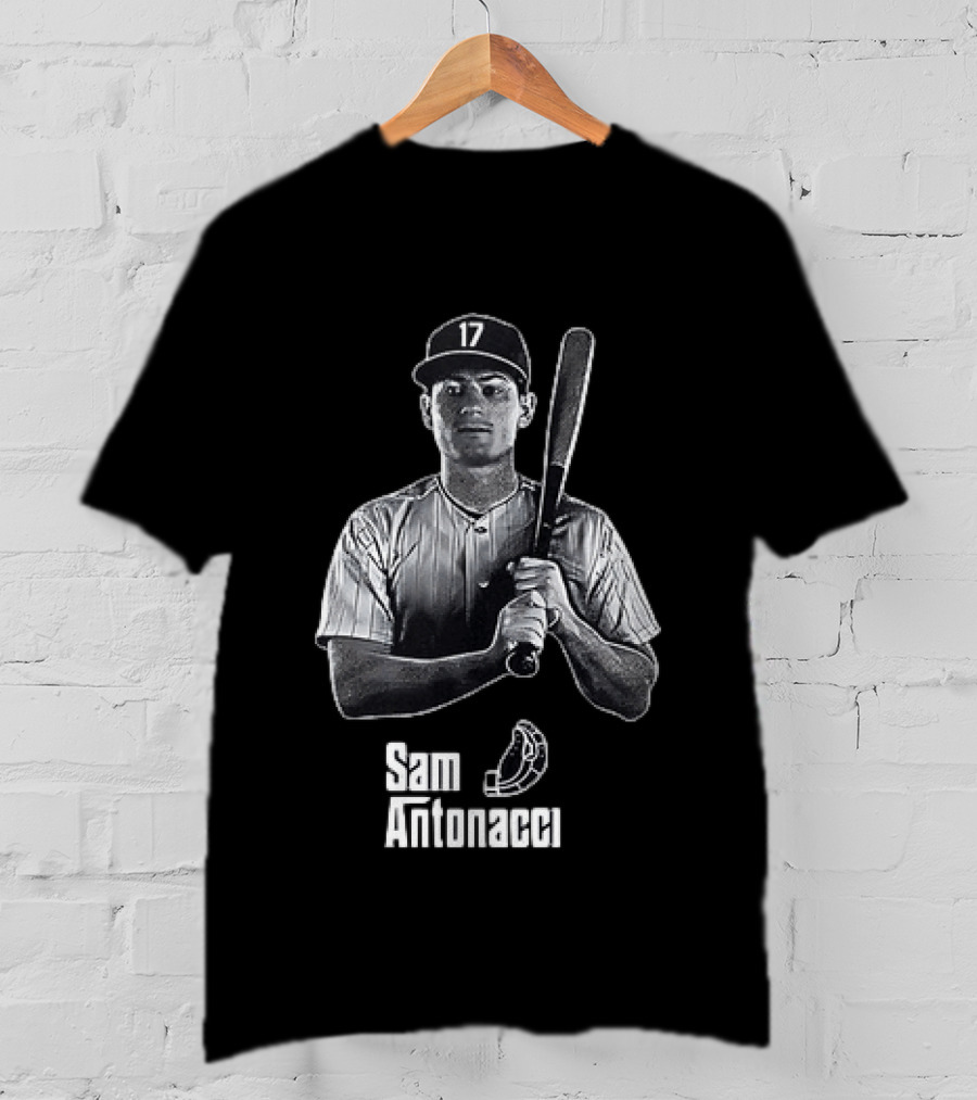 Sam Antonacci Baseball Team Sport MLB Two Runs T-Shirt
