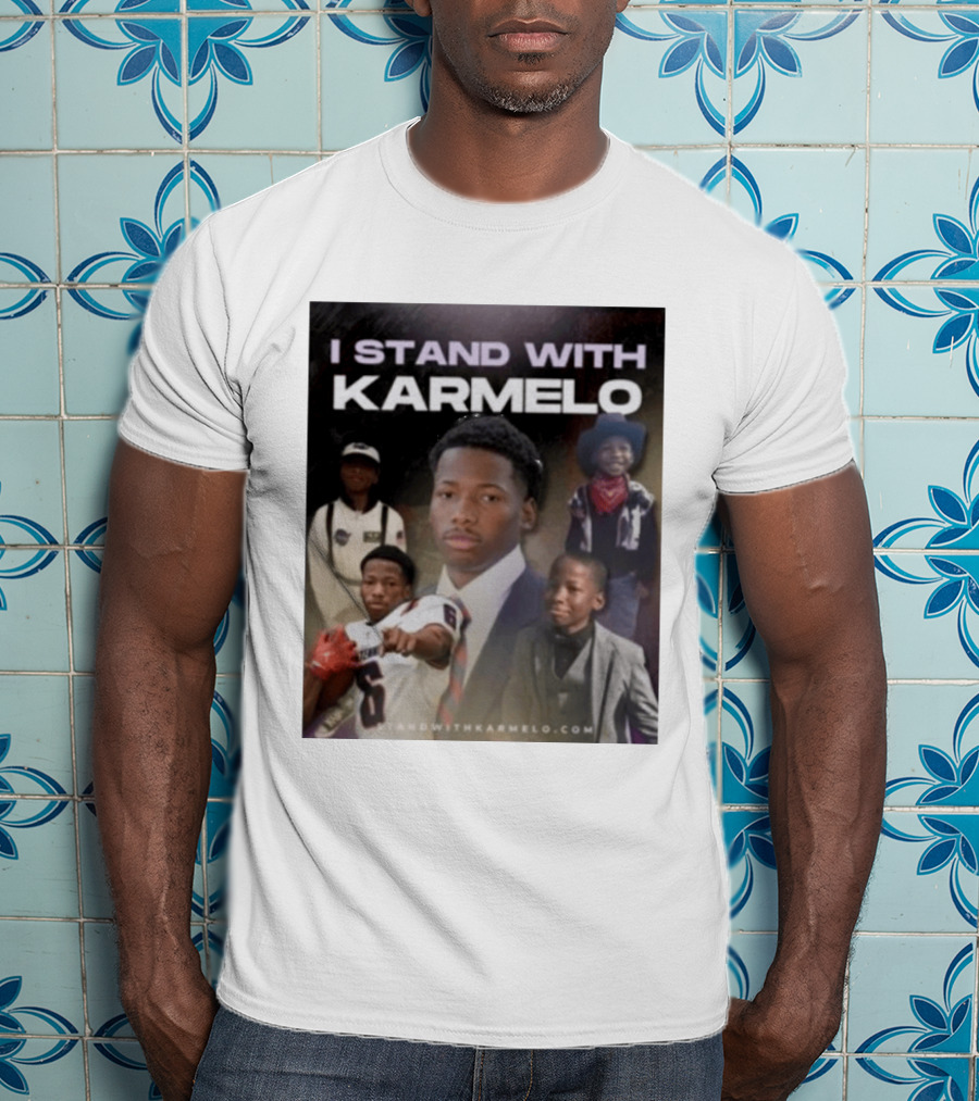 I Stand With Karmelo 2026 Team Support Faces T-Shirt