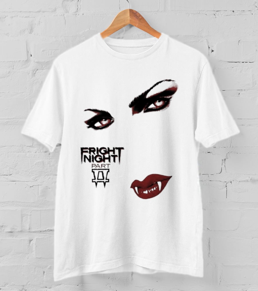 Fright Night Part 2 Vampire Eyes Fangs Horror Movie T-Shirt